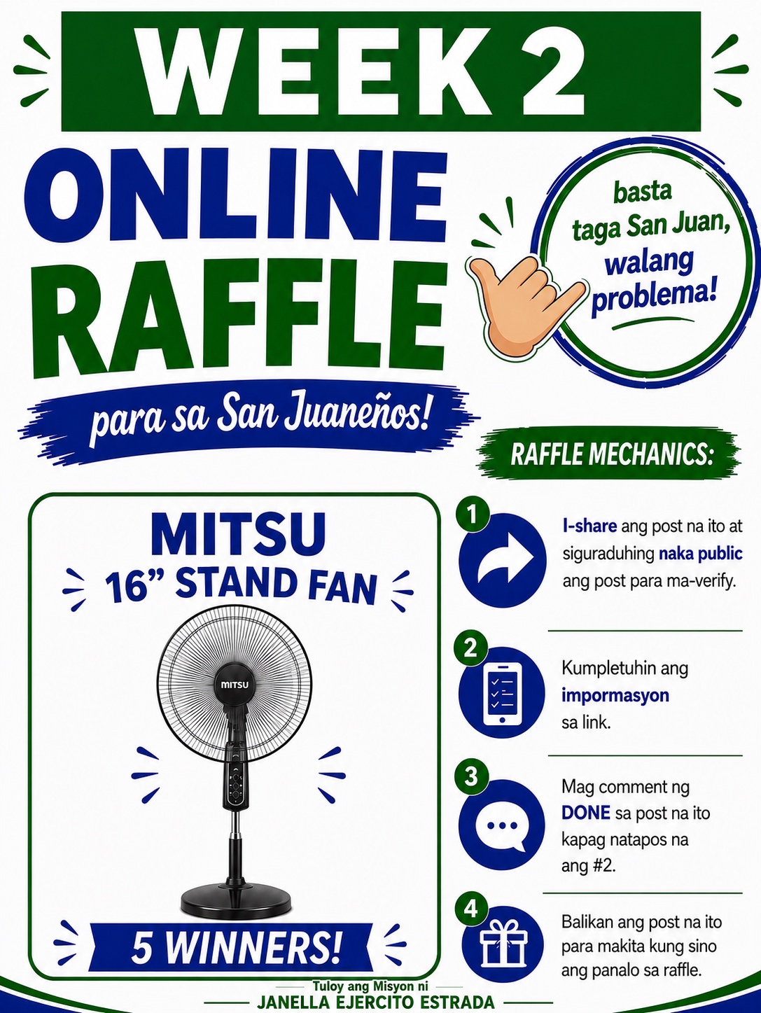 MIZU - 16" STAND FAN
